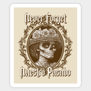 Día de Muertos Chicana Magnet